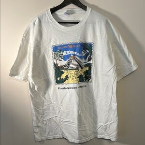 Mexico White Graphic T-Shirt
